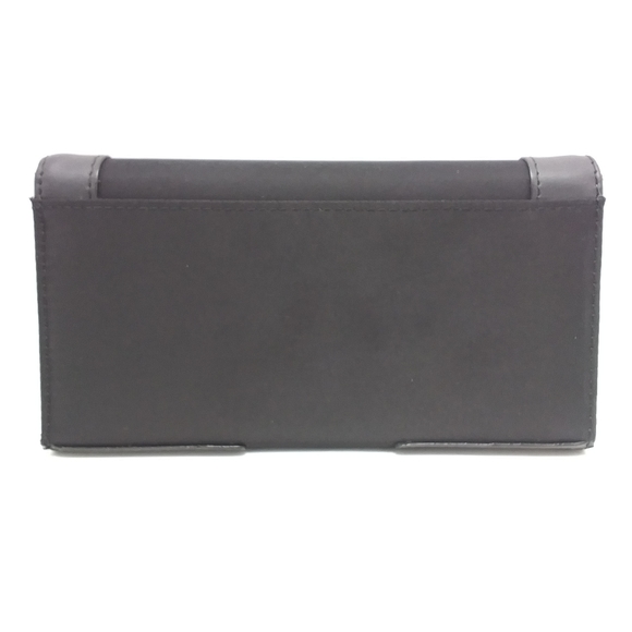 BANANA REPUBLIC Black Nylon & Pleather Wallet Like New - Picture 12 of 12